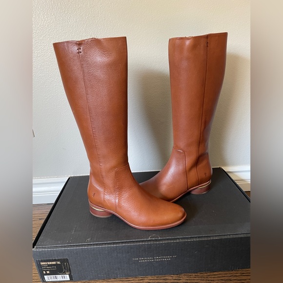 Frye Charlie Womens Knee High Riding Boot 8 Regular Calf M Brand New Never Worn - Picture 3 of 13
